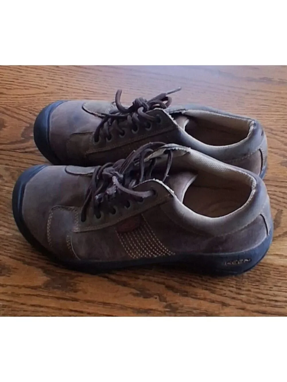 KEEN Men's Austin Shoe|Chocolate Brown/Black Water-Resistant| Size 8